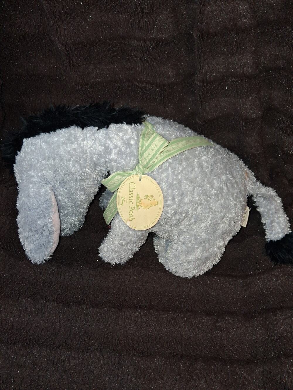 Disney Company Eeyore Plush Stuffed Animal Winnie The Pooh New with tags.